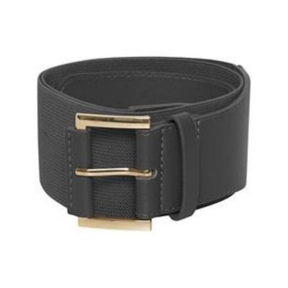 NWT ICHI FRINI Black & Gold Elastic Belt
